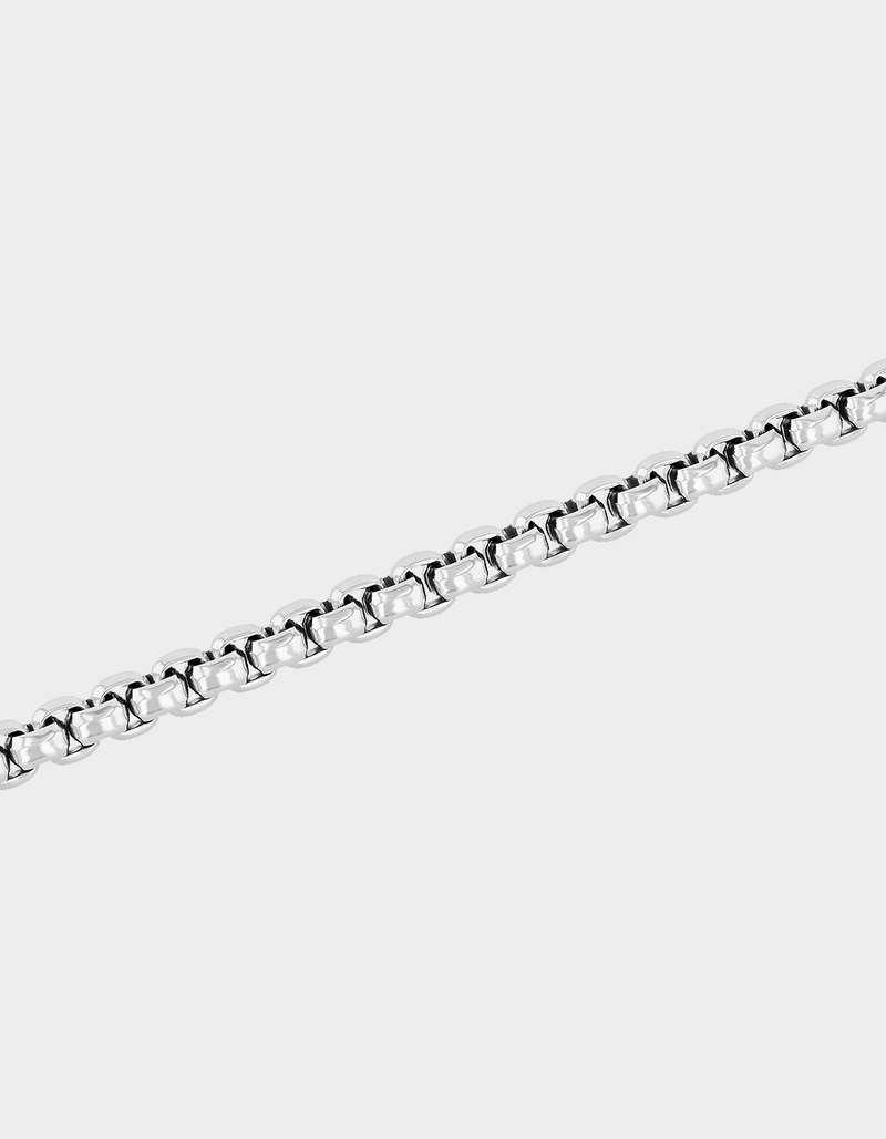 STEEL NATION Stainless Steel Rounded Box Link Bracelet image number 1