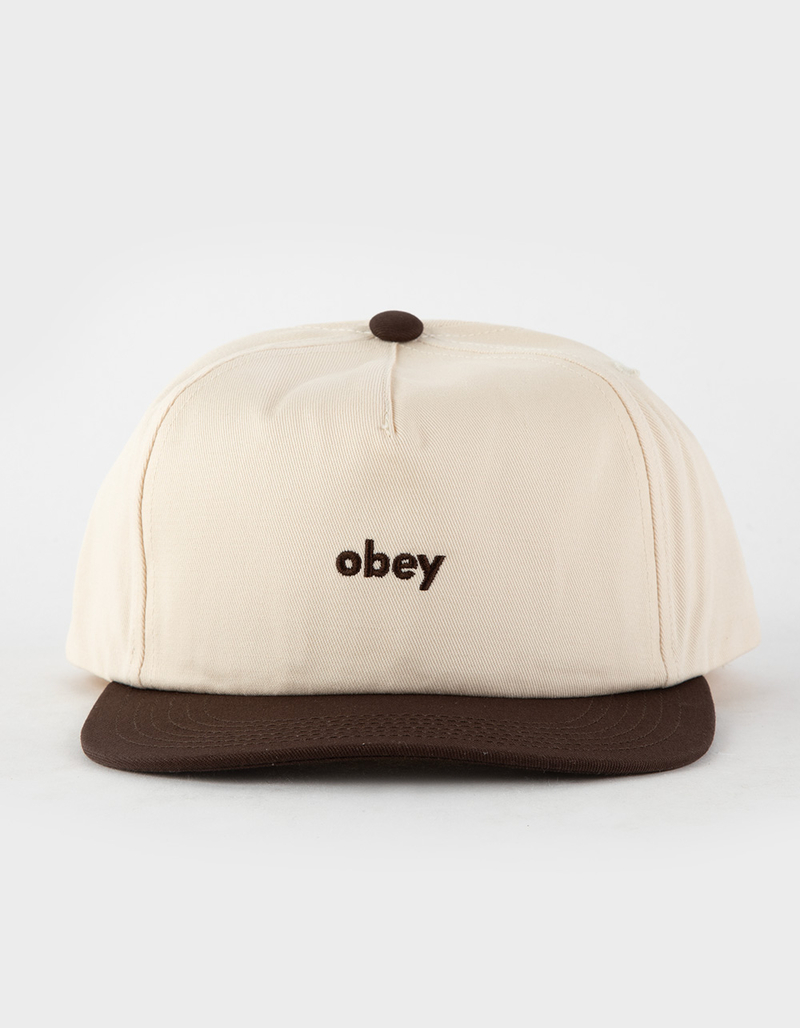 OBEY 5 Panel Mens Snapback Hat image number 1