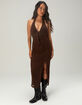 NECTAR CLOTHING Womens Halter Midi Dress image number 1