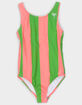 SEAESTA SURF Retro Stripe Girls One Piece Swimsuit image number 1