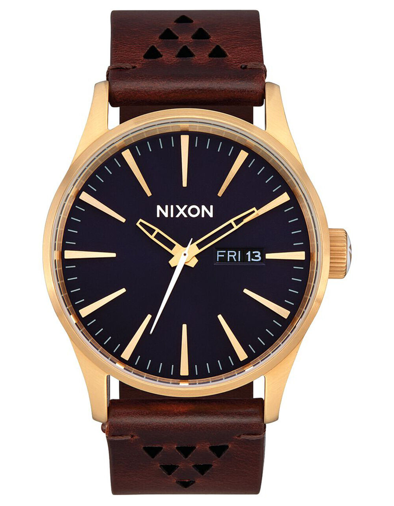 NIXON Sentry Leather Watch image number 0