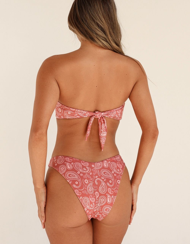 DIPPIN' DAISY'S Lotus Bandeau Bikini Top image number 2