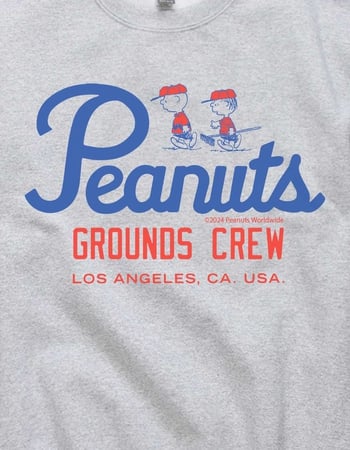PEANUTS Grounds Crew Los Angeles Unisex Crewneck Sweatshirt Alternative Image