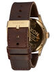 NIXON Sentry Leather Navy & Brown Leather Watch image number 2