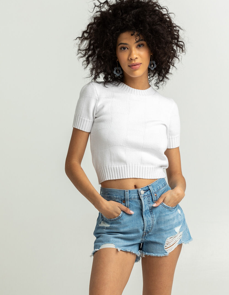LEVI'S 501 Original Womens Denim Shorts image number 6