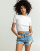 LEVI'S 501 Original Womens Denim Shorts image number 7