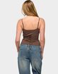 EDIKTED Nancie Lace Up Tank Top image number 3