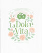 NECTAR CLOTHING La Dolce Vita Girls Boyfriend Tee image number 2