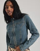 WEST OF MELROSE Womens Denim Jacket image number 6