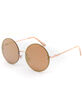 Rimless Rose Round Sunglasses image number 1