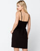CI SONO Button Front Black Dress image number 3