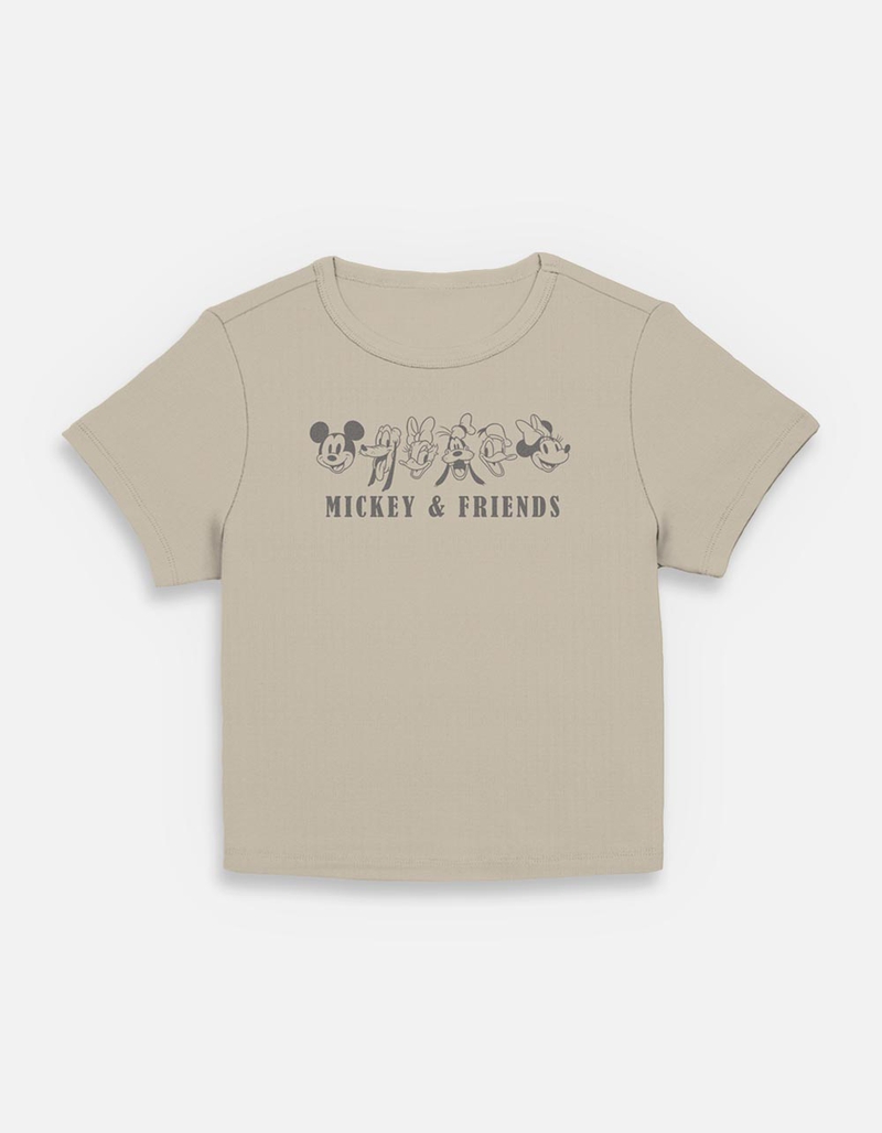 DISNEY Mickey & Friends Womens Baby Tee image number 0
