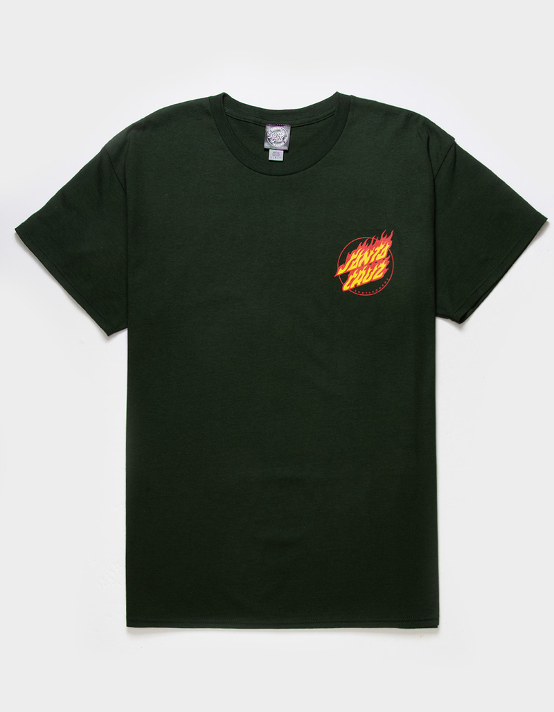 SANTA CRUZ Flaming Dot Mens Tee image number 0