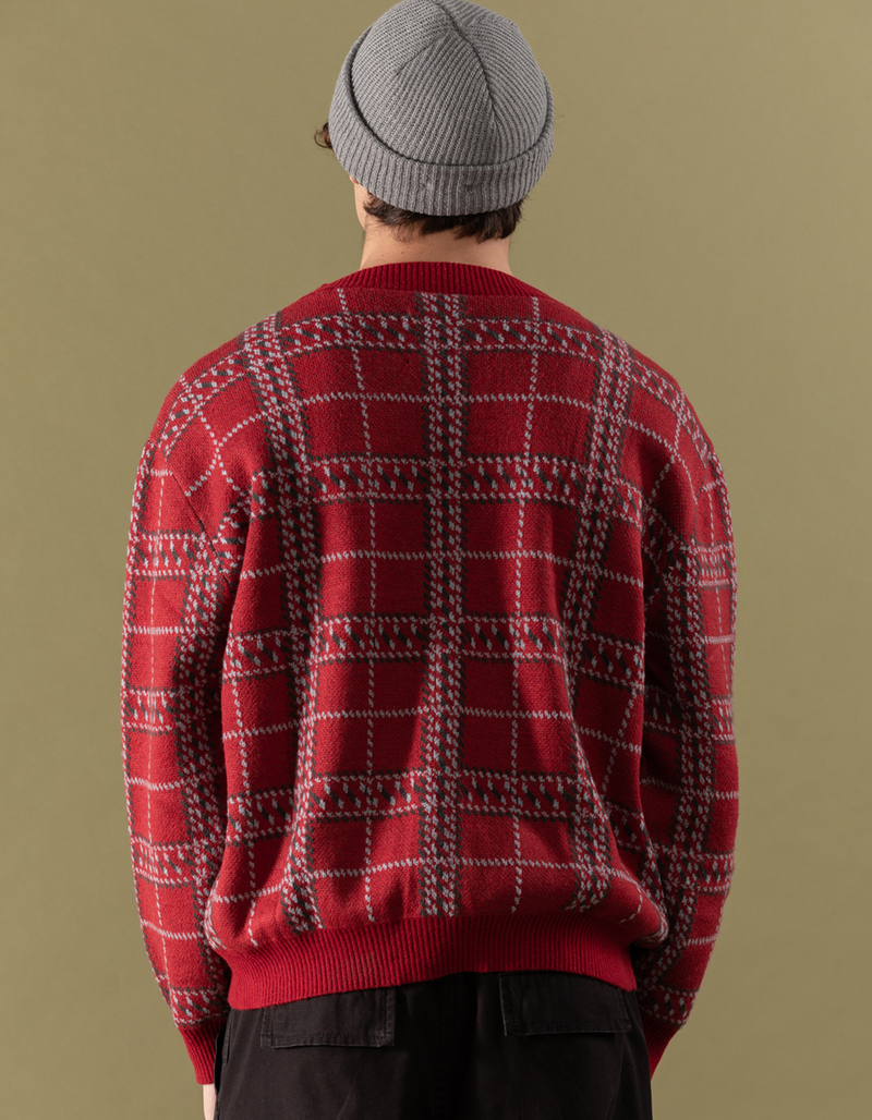 RSQ Mens Plaid Cardigan image number 3
