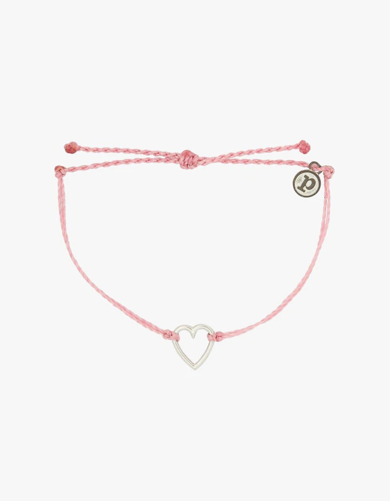 PURA VIDA Open Heart Charm Bracelet image number 0