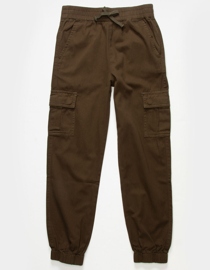 TRACTR Girls Cargo Twill Jogger     image number 0