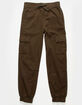TRACTR Girls Cargo Twill Jogger     image number 1