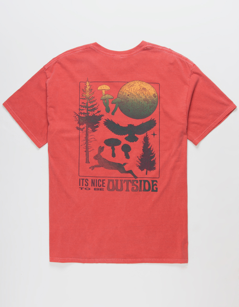 BDG Urban Outfitters Mushroom Outside Mens Tee image number 0