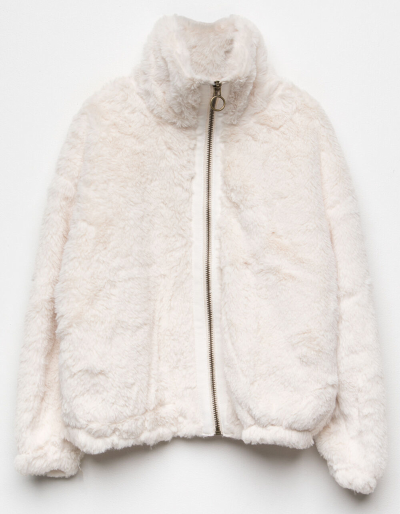 FOR ALL SEASONS Faux Fur Girls Jacket image number 0