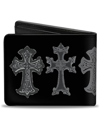 BUCKLE-DOWN Crosses Bifold Wallet Alternative Image