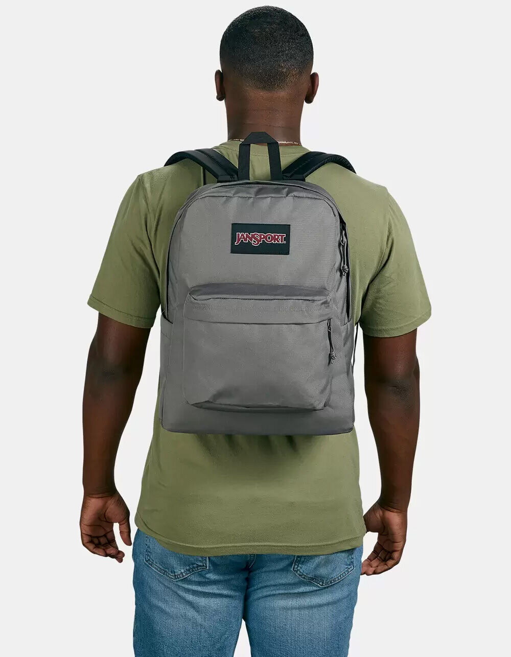 JANSPORT SuperBreak Plus Backpack - GRAY - ONE SIZE | Tillys
