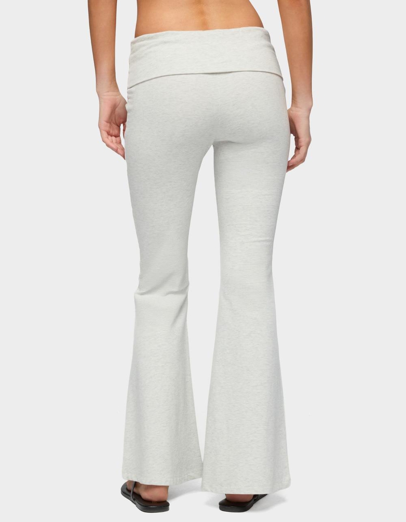 EDIKTED Petite Naomi Foldover Flared Leggings image number 2