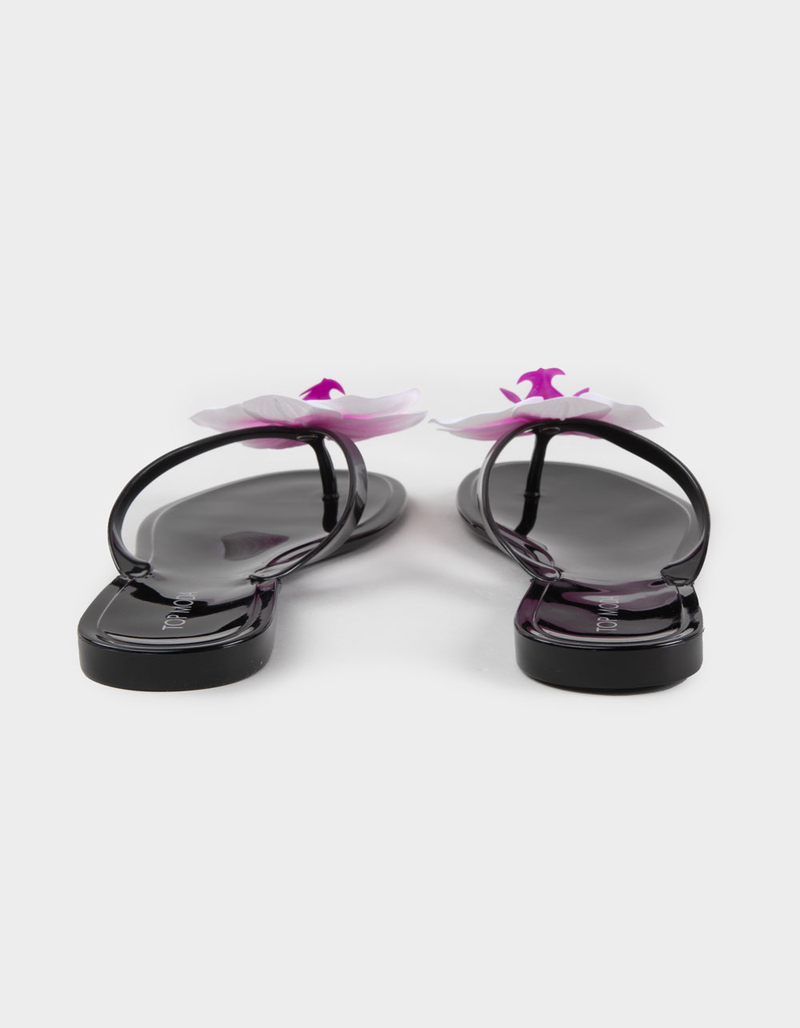 TOP MODA Hibiscus Womens Flip Flops image number 3