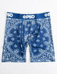 PSD Blue Bandana Mens Boxer Briefs image number 1