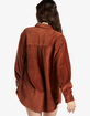 ROXY Let it Go Womens Long Sleeve Corduroy Shirt image number 3