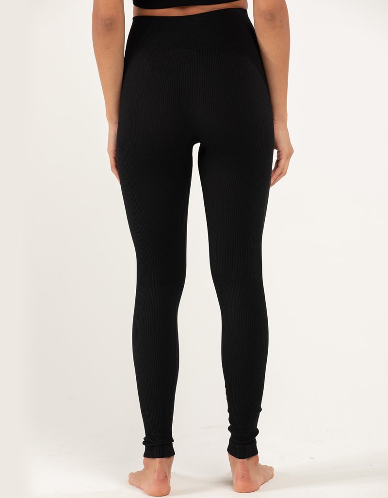 ROXY Active Leave A Little Love Rib Womens Leggings  image number 3