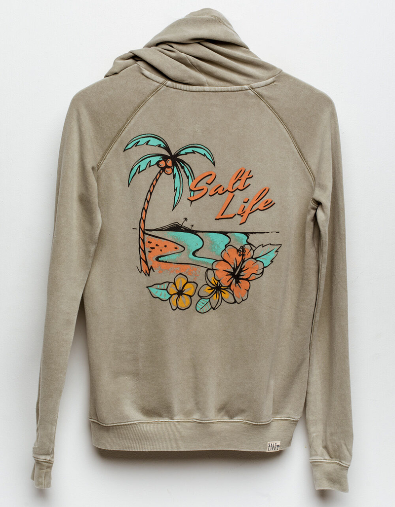 SALT LIFE Paradise Beach Womens Hoodie image number 4