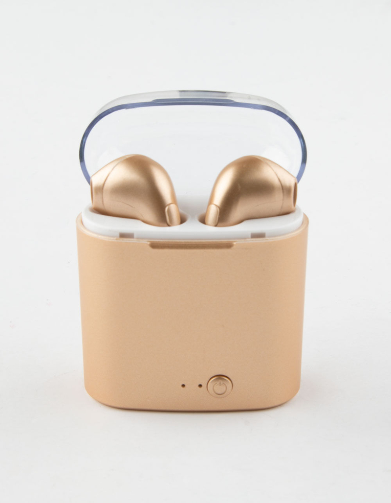 SARINA Gold Wireless Earbuds & Case image number 1
