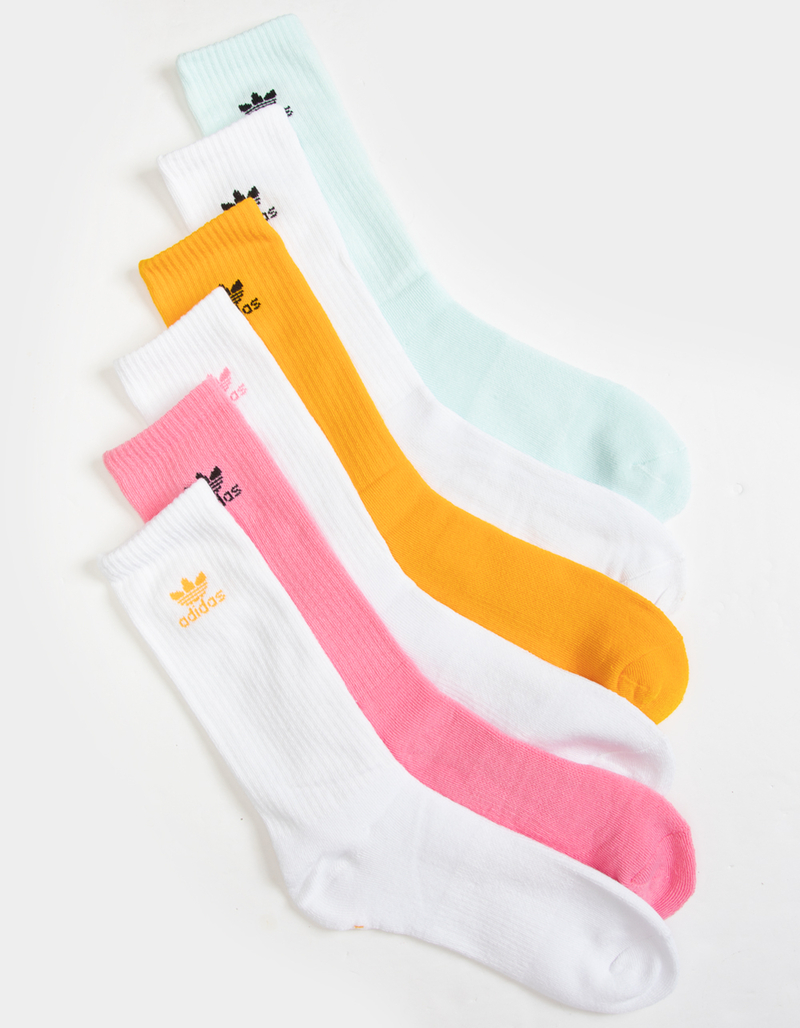 ADIDAS Originals Trefoil 6 Pack Mens Crew Socks image number 0