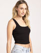FULL TILT Square Neck Womens Tank image number 2