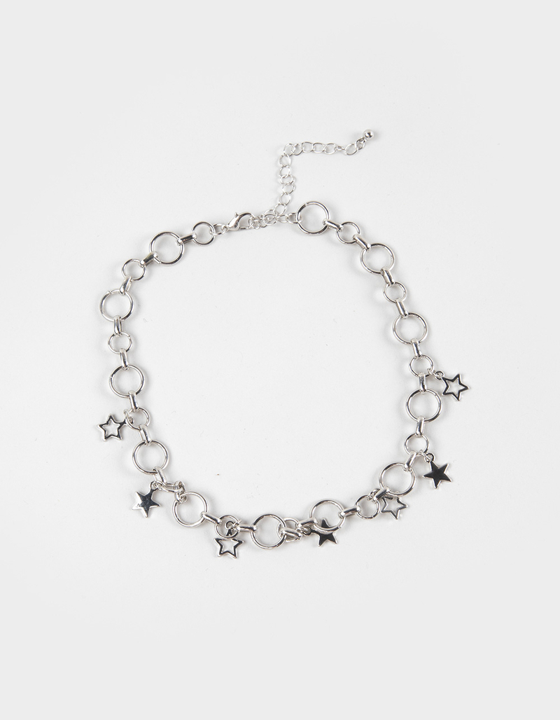 FULL TILT Chain Link Star Charm Necklace image number 0