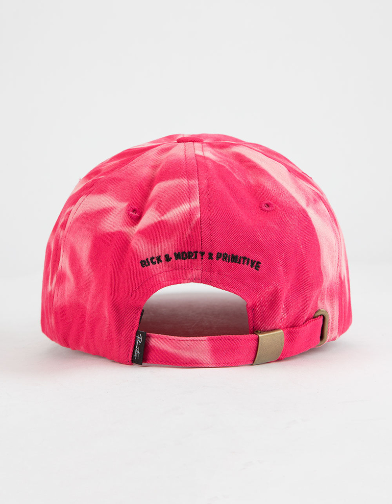 PRIMITIVE x Rick And Morty Rick Washed Pink Mens Dad Hat image number 1