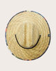 HEMLOCK HAT CO. Koa Big Kids Straw Lifeguard Hat image number 5