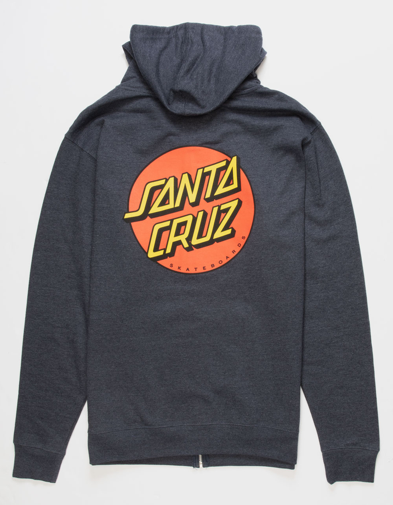 SANTA CRUZ Classic Dot Mens Zip-Up Hoodie image number 0