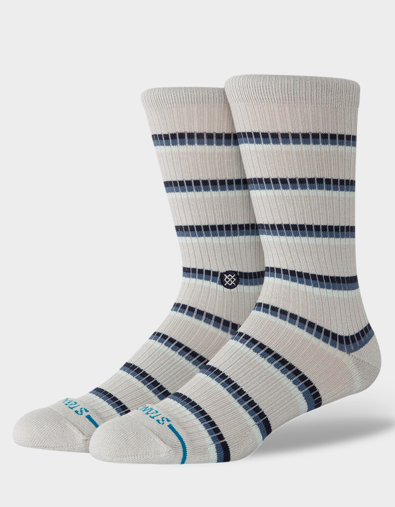 STANCE Multistripe Mens Ribbed Crew Socks image number 0