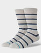 STANCE Multistripe Mens Ribbed Crew Socks image number 1