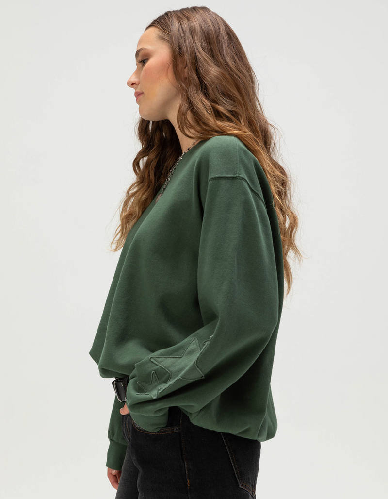 NECTAR CLOTHING Star Womens Crewneck Sweatshirt image number 2