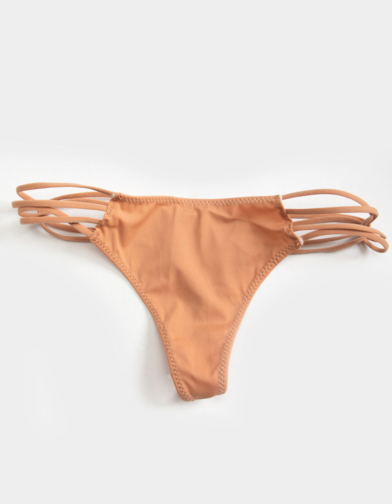 FULL TILT Faded Brown Twist Side Thong image number 0