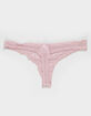 FULL TILT Lettuce Edge Mesh Thong image number 2