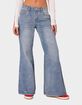EDIKTED Low Rise Wide Leg Jeans image number 3