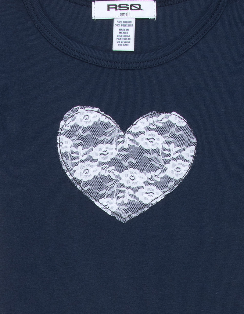 RSQ Girls Lace Heart Tee image number 1