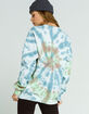 FULL TILT Tie Dye Skeleton Womens Sweatshirt image number 4