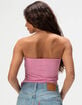FULL TILT Twist Womens Flyaway Tube Top image number 4
