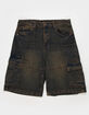 RSQ Mens Baggy Cargo Jorts image number 2