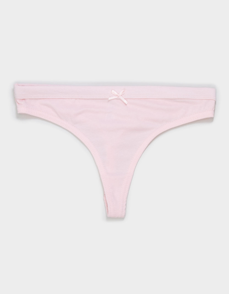 FULL TILT Cotton Bow Thong image number 0