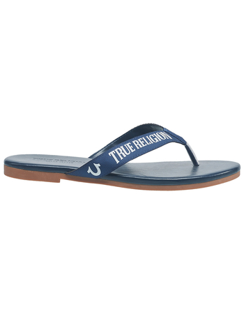 TRUE RELIGION Doja Logo Thong Womens Flip Flops Alternative Image